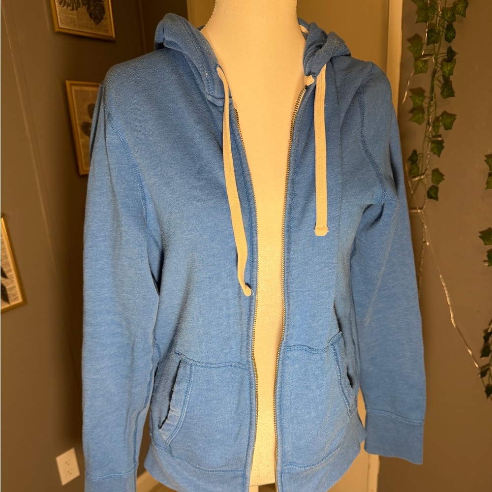 Mossimo Supply‎ Co. Blue Zip-Up Hoodie